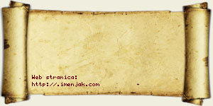 Julijana Tasojević vizit kartica